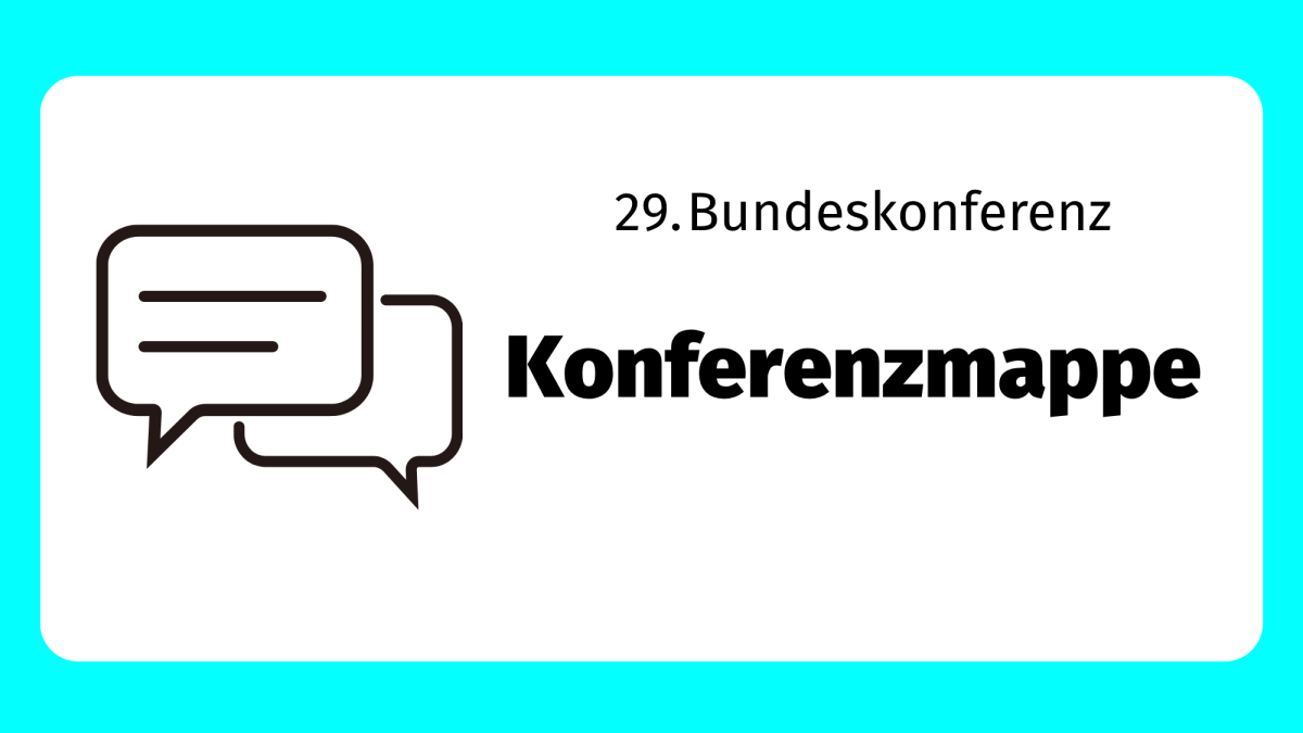 Konferenzmappe 29. Bundeskonferenz