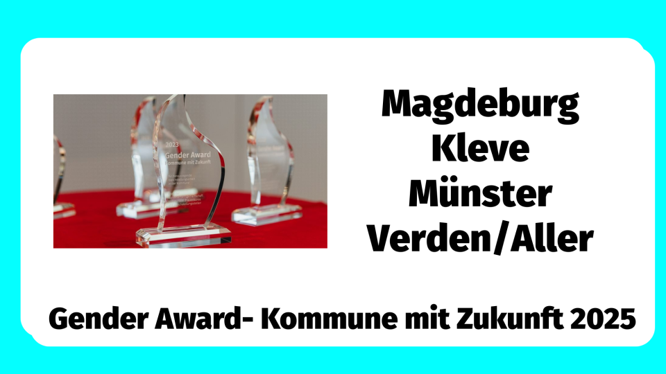 Stelen mit Text Magdeburg, Kleve, Münster, Verden/Aller