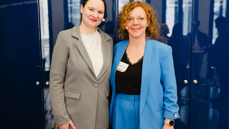 Bundessprecherinnen Anja Wirkner und Katja Henze