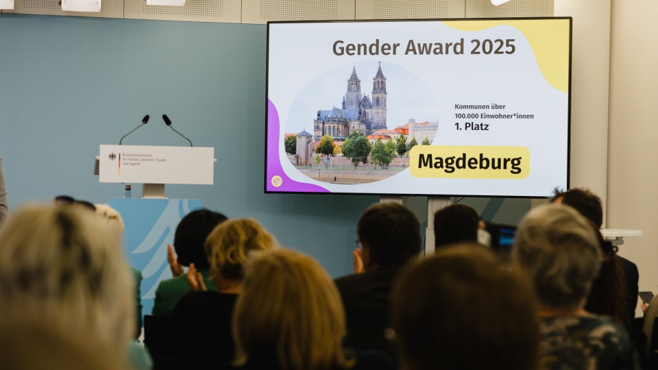 Schild Magdeburg