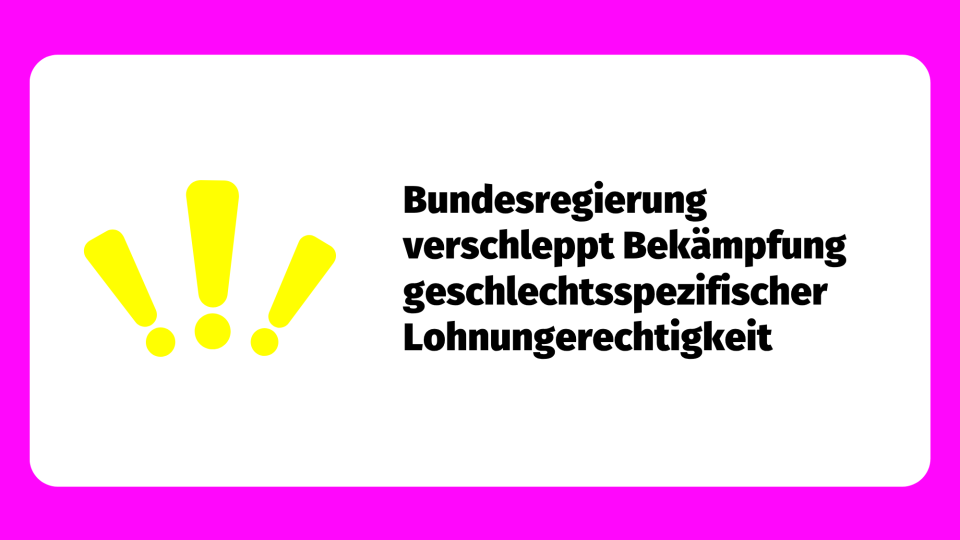 piner Rahmen mit drei gelben Ausrufezeichen