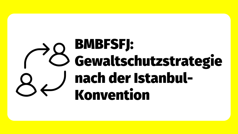 BMBFSFJ: Gewaltschutzstrategie nach der Istanbul-Konvention 